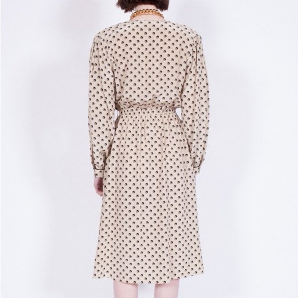 PIERRE CARDIN VINTAGE DRESS 100% Silk - Picture 4 of 6